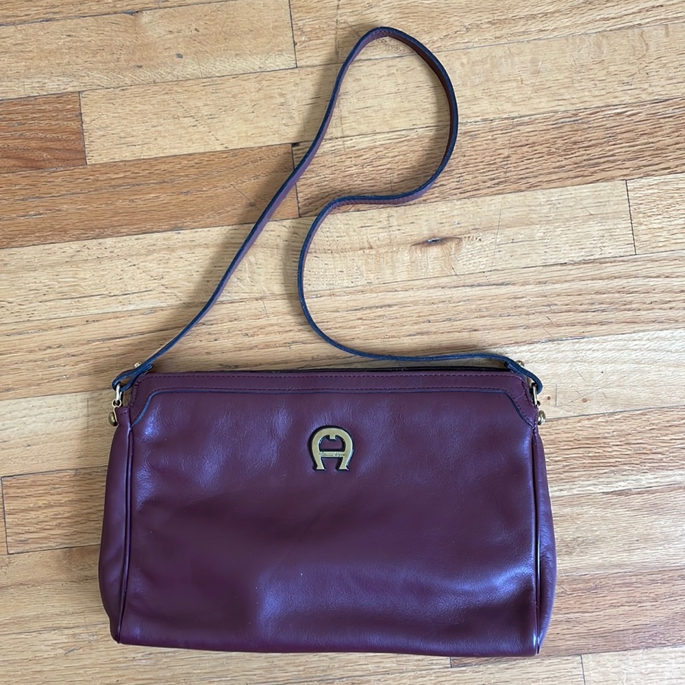 Vintage Etienne Aigner Burgundy Purse